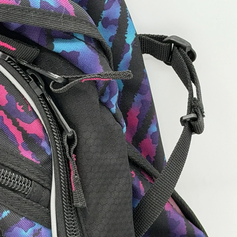High Sierra Fatboy Backpack Pink Purple Teal School Bag Suspension Strap 19.5
